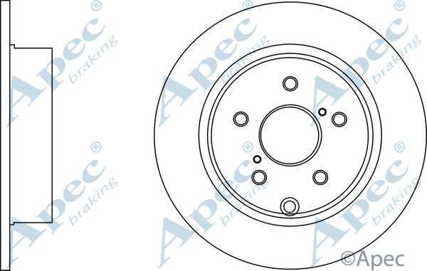 APEC BRAKING Тормозной диск DSK2814